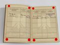Arbeitsbuch für einen Kammerarbeiter beim Artillerie Regiment 69 Mannheim