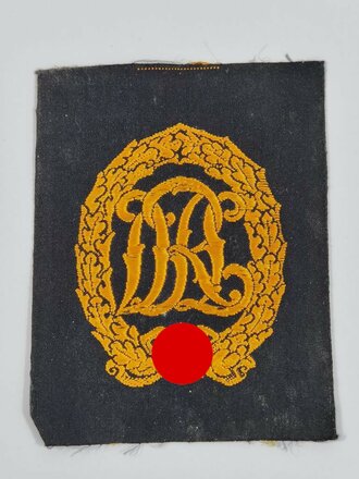 Reichssportabzeichen DRL in bronze, ungetragene Stoffausführung