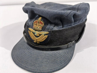 British WWII, RAF Royal Air Force, WAAF Womens Auxiliary Air Force, Officers Service Dress (Mütze, Jacke und Rock), used