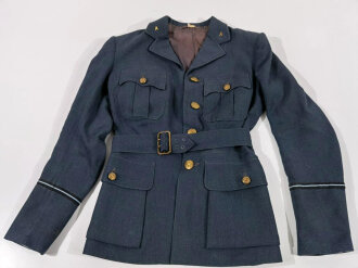 British WWII, RAF Royal Air Force, WAAF Womens Auxiliary Air Force, Officers Service Dress (Mütze, Jacke und Rock), used