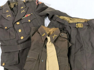 U.S. USFA United States Forces in Austria, Green Service Uniform, Second Lieutenant, Infantry (3 Pieces)