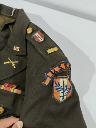 U.S. USFA United States Forces in Austria, Green Service Uniform, Second Lieutenant, Infantry (3 Pieces)