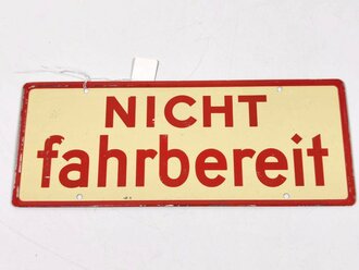 Schild für KFZ Instandsetzungseinheiten der...