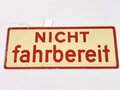 Schild für KFZ Instandsetzungseinheiten der Wehrmacht 10 x 25cm