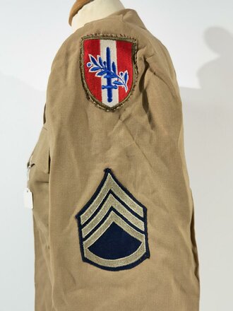 U.S. after WWII, USFA United States Forces in Austria, WAC Women´s Army Corps, Summer Tropical Worsted Jacket, Staff Sergeant, Infantry