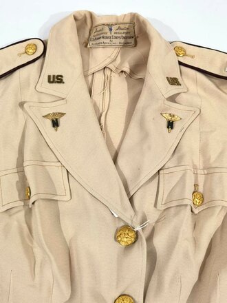 U.S. WWII, USANC US Army Nurse Corps, Summer Uniform (Tunic and Skirt), First Lieutenant