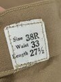 U.S. WWII, WAC Women´s Army Corps, Skirt (Summer Tropical Worsted Khaki), Size 38R, Dated 1944