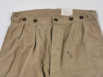 Most likely British, Khaki Twill Skirt, Dated 1938, Size 12
