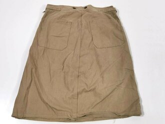 Most likely British, Khaki Twill Skirt, Dated 1938, Size 12