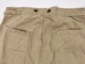 Most likely British, Khaki Twill Skirt, Dated 1938, Size 12