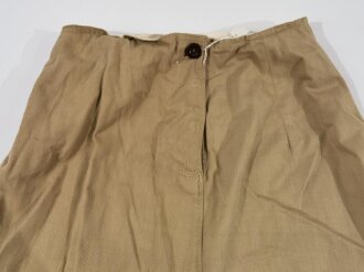 British WWII, RAF Royal Air Force, WAAF Women´s Auxiliary Air Force, Skirt Khaki Drill, Size 3, Dated 1945