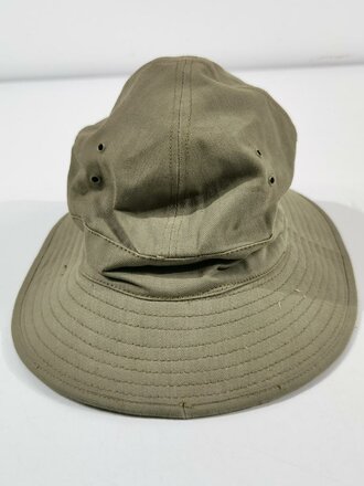 U.S. WWII, USMC United States Marine Corps, M-1941 Jungle Hat ("Boonie Hat"/"Daisy Mae Hat"), HBT Herringbone Twill, Size 6 5/8, Dated 1942