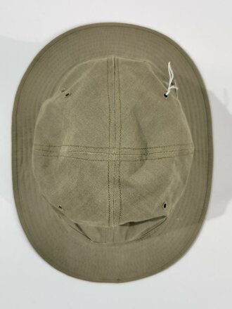 U.S. WWII, USMC United States Marine Corps, M-1941 Jungle Hat ("Boonie Hat"/"Daisy Mae Hat"), HBT Herringbone Twill, Size 6 5/8, Dated 1942