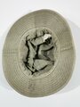 U.S. WWII, USMC United States Marine Corps, M-1941 Jungle Hat ("Boonie Hat"/"Daisy Mae Hat"), HBT Herringbone Twill, used example