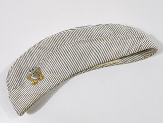 U.S. WWII, WAVES Women Accepted for Volunteer Emergency Service in the Navy, Officer´s Seersucker Garrison Cap