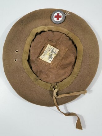 Canada WWII, CRCC Canadian Red Cross Corps, Beret , British made