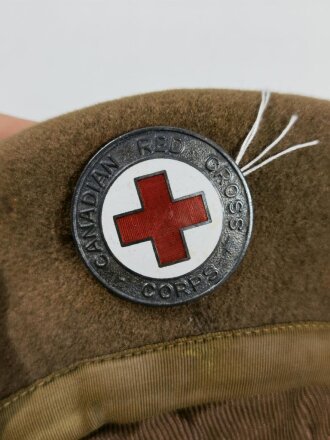 Canada WWII, CRCC Canadian Red Cross Corps, Beret , British made