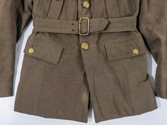 British WWII, WTS Women´s Transport Service (FANY), Service Jacket Tunic with Belt, Wool