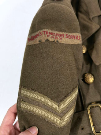 British WWII, WTS Women´s Transport Service (FANY), Service Jacket Tunic with Belt, Wool