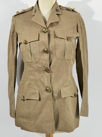 British WWII, QAIMNSR Queen Alexandras Imperial Military Nursing Service Reserve, First Lieutenant Summer Jacket Tunic