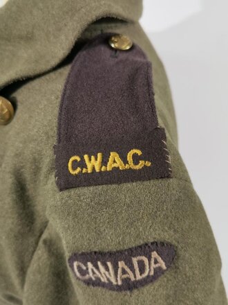 Canada WWII, CWAC Canadian Women´s Army Corps, Greatcoat