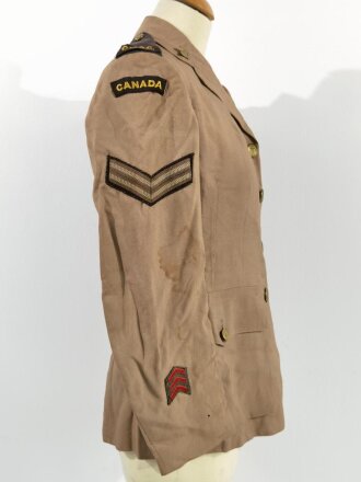 Canada WWII, CWAC Canadian Women´s Army Corps, Summer Jacket, Size 4, Dated 1942