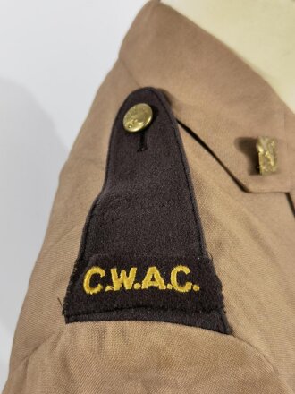 Canada WWII, CWAC Canadian Women´s Army Corps, Summer Jacket, Size 4, Dated 1942