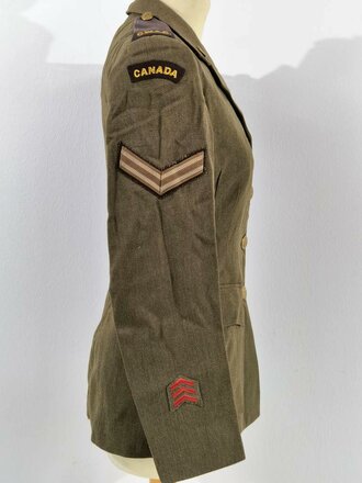 Canada WWII, CWAC Canadian Women´s Army Corps, Winter Service Jacket