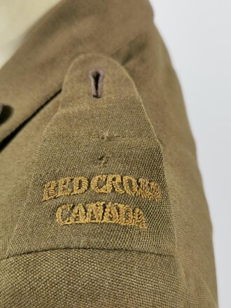 Canada WWII, CRCC Canadian Red Cross Corps, Women´s Service Jacket, Defence Medal and Canadian War Medal 1939-1945 come with the tunic