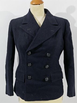 Canada WWII, WRCNS Women´s Royal Canadian Naval Service, Blue Service Jacket, Size 2, some moth holes