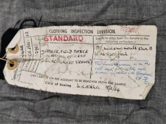 British WWII, Dress for Field Force Nursing Officers, Size 3 L, Dated 1944