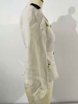 U.S. WWII, USNNC US Navy Nurse Corps, White Uniform Blouse and Skirt