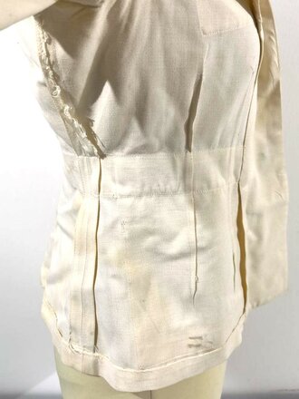 U.S. WWII, USNNC US Navy Nurse Corps, White Uniform Blouse and Skirt