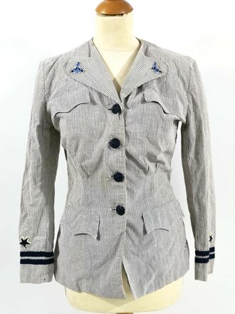 U.S. WWII, WAVES Women Accepted for Volunteer Emergency Service in the Navy, Officer´s Seersucker Jacket