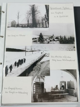 Reichsarbeitsdienst weibliche Jugend, Chronik des Bezirkes XXIV "Böhmen und Mähren" Gut gefüllter DIN A4 Ordner mit mehr als 200 Seiten, Neuzeitlich