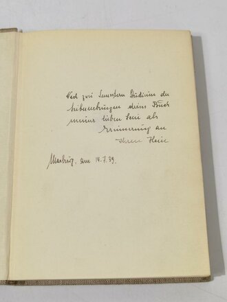 "Deutsches Frauentum und Leibesübungen", hrsg. v. Henni Warninghoff, 1936, 148 Seiten, ca. DIN A5, handschriftliche Widmung von 1939, guter Zustand