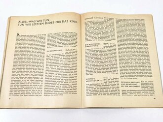 "Für Mutter und Kind", hrsg. v. Hauptamt für Volksgesundheit,Hauptamt für Volkswohlfahrt und dem Deutschen Frauenwerk/Mutterdienst, 48 Seiten, ca. DIN A5, 1940, gebraucht