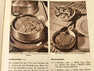 "Trotz wenig Zeit gut gekocht", hrsg. v. Reichsausschuss für Volkswirtschaftliche Aufklärung, Kochbuch in Heftform, 1941, 48 Seiten, 27 x 17 cm, gebraucht