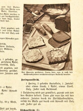 "Trotz wenig Zeit gut gekocht", hrsg. v. Reichsausschuss für Volkswirtschaftliche Aufklärung, Kochbuch in Heftform, 1941, 48 Seiten, 27 x 17 cm, gebraucht