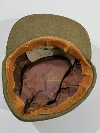 Canada WWII, CWAC Canadian Women´s Army Corps, Peaked Service Cap, Size 7 1/4, Dated 1943