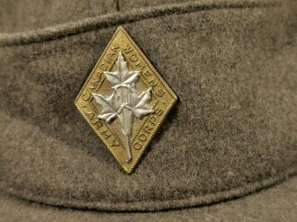 Canada WWII, CWAC Canadian Women´s Army Corps, Peaked Service Cap Wool, Size 7, Dated 1943