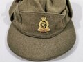 Canada WWII, Royal Canadian Army Medical Corps, Winter Service Cap Wool, Size 6 7/8, used, Dated 1943