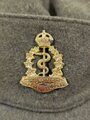 Canada WWII, Royal Canadian Army Medical Corps, Winter Service Cap Wool, Size 6 7/8, used, Dated 1943