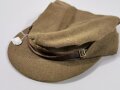 British WWII, ATS Auxiliary Territorial Service, Peaked Service Cap Wool, Size 6 3/4, used, Dated 1943