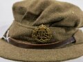 British WWII, ATS Auxiliary Territorial Service, Peaked Service Cap Wool, Size 6 3/4, used, Dated 1943