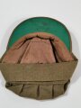 British WWII, ATS Auxiliary Territorial Service, Peaked Service Cap Wool, Size 6 3/4, used, Dated 1943