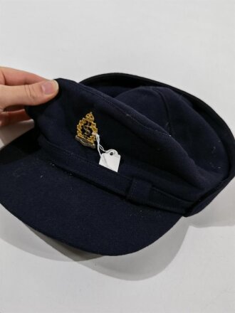 Canada WWII, Royal Canadian Army Medical Corps, Blue Service Cap, Size 22, used