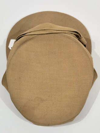 U.S. WWII, WAAC Women´s Auxiliary Army Corps, Cotton Khaki Summer Hobby Hat, Size 22 1/2, used