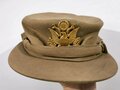 U.S. WWII, WAAC Women´s Auxiliary Army Corps, Cotton Khaki Summer Hobby Hat, Size 22 1/2, used