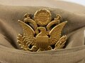 U.S. WWII, WAAC Women´s Auxiliary Army Corps, Cotton Khaki Summer Hobby Hat, Size 22 1/2, used